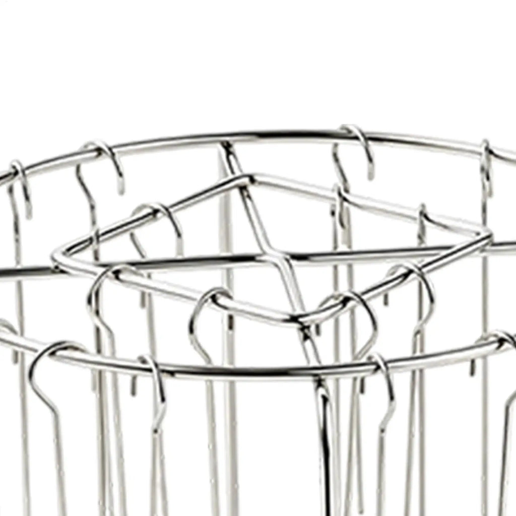NEW Air Fryer Grill Skewer Rack Round 360 Even Cooking Heat Resistant Stainless Steel Air Fryer Grilling Rack For Baking Kabobs