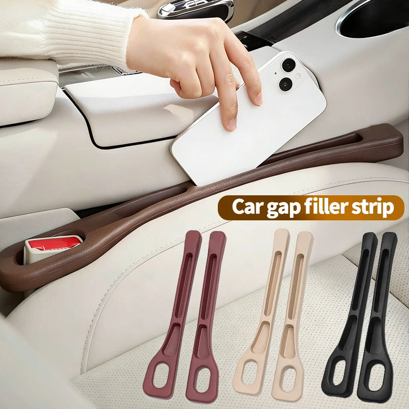 Custom fit for Lucid Air Plug-and-play car seat gap seal strip, no leg space occupied, expand interior side storage space 2PCS