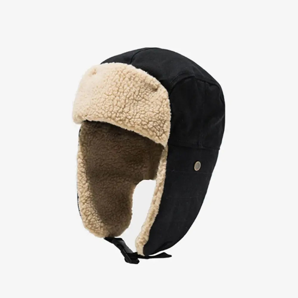 Casual Windproof Winter Bomber Hats Thickened Warm Accessories Warm Snow Cap Ear Protection Winter Ski Caps for Men Women