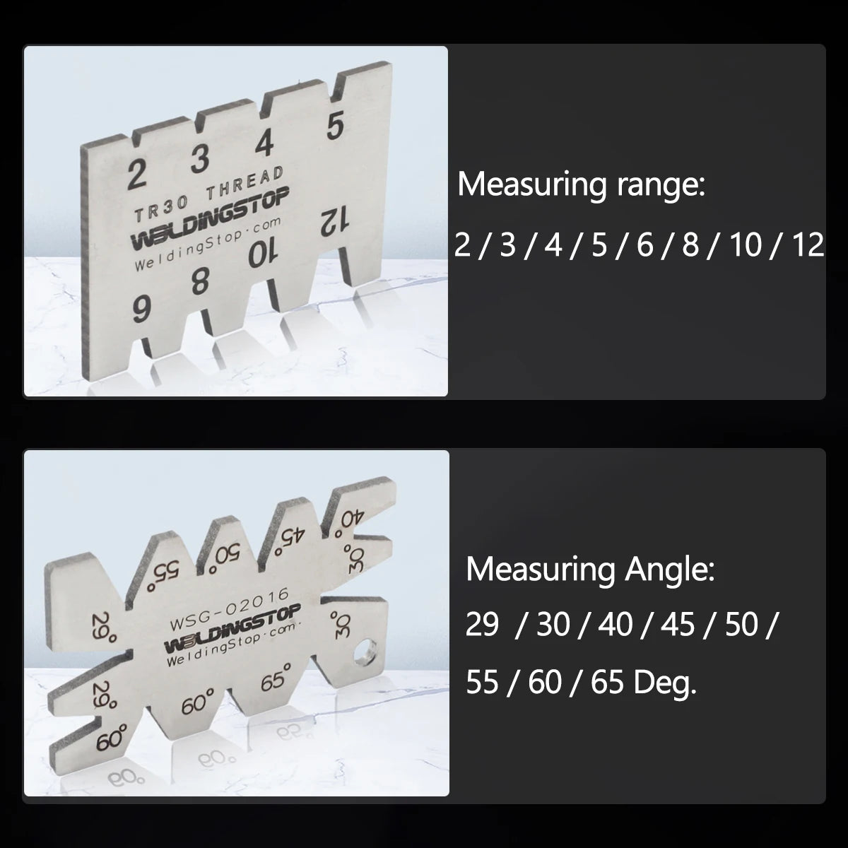 Angle Gage Screw Pitch Thread Lathe Cutting Gauge Drill Bits Sharpening Angle Template Measuring Tool Kits