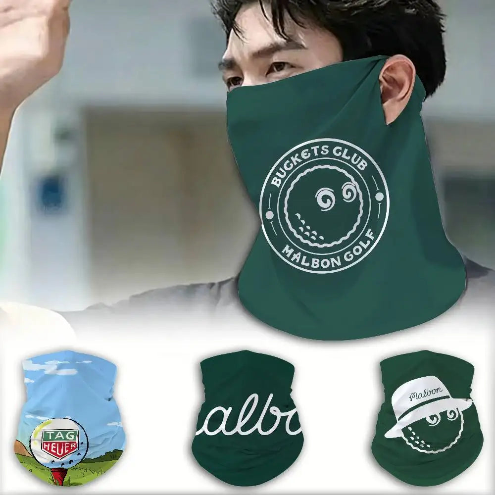 Fashion G-Golf Brand M-Malbon Warm windproof multifunctional face mask breathable neck gaiter for outdoor travel and adventures