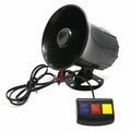 12V 3 Tone Sound Loud Car Horn Motorcycle Warning Alarm Police Fire Siren Horn Speaker Automotive Accessories 20W Accessory