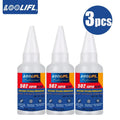 LOOLIFL- super cyanoacrylate strong glue, 10 seconds adhesion, waterproof, such as plastic, metal, wood, rubber, ceramics.