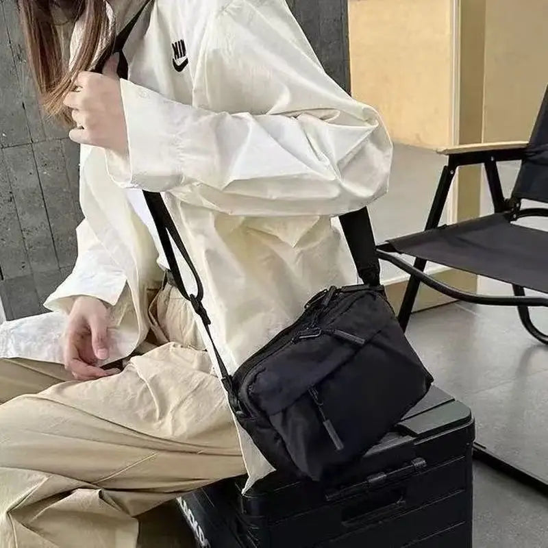 Unisex Commuting Simple Casual Sports Shoulder Bag Nylon Fabric Large Capacity Crossbody Bag