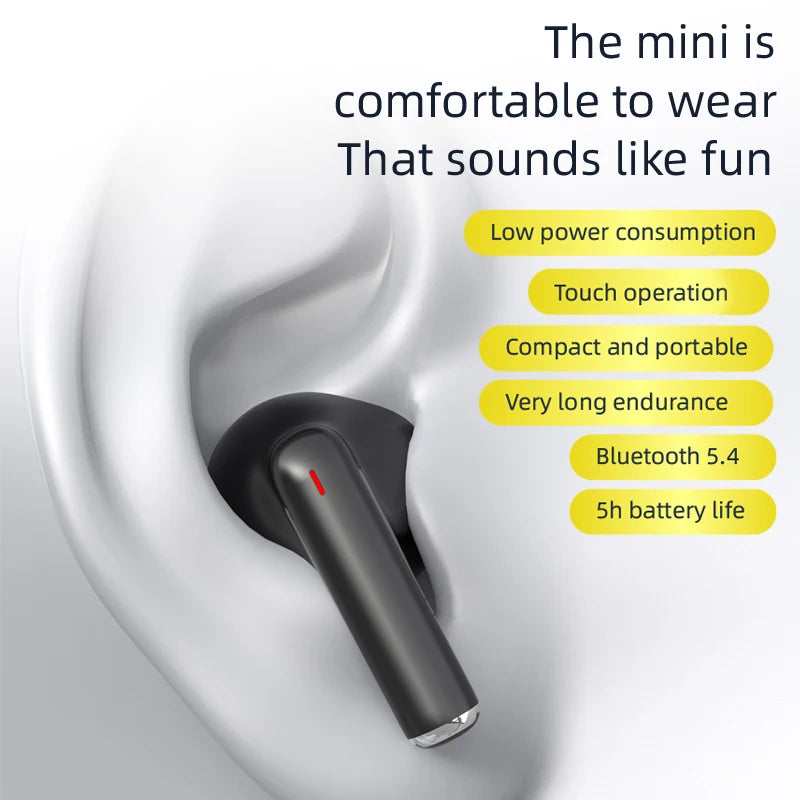 Wireless Bluetooth Earphones AI Translation Earbuds 144 Languages Real Time Translator HiFi Stereo Business Headset Low Latency