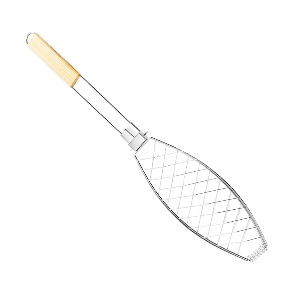 Barbecue Grill Basket Folding Portable Grill Net for Picnic Party Camping