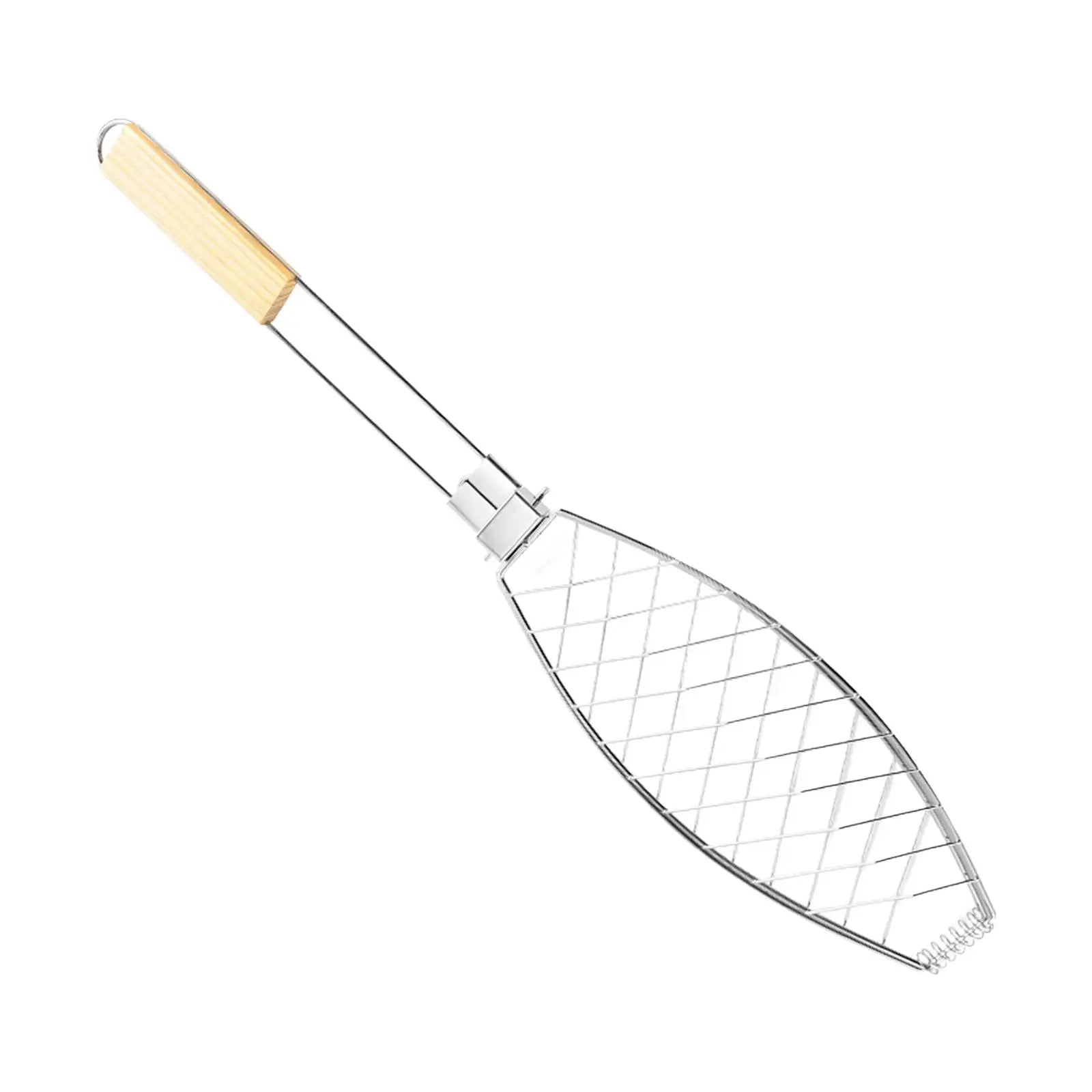 Barbecue Grill Basket Folding Portable Grill Net for Picnic Party Camping