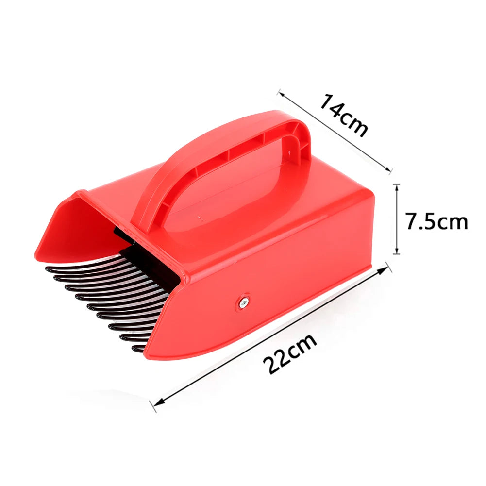 Berry Picker Blueberry Picker Scoop with Metal/Plastic Comb Huckleberry Picking Rakes Labor Saving for Easier Berry Harvester