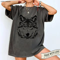 Plus Size Summer Women's Full Moon Wolf T-Shirt  Cotton Breathable Stylish Versatile Street Style Oversized