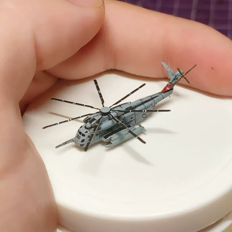 1: 700 Scale American CH-53 Transport Helicopter Airplane Model Finished Product Souvenir Hobby Collection Toy Gift