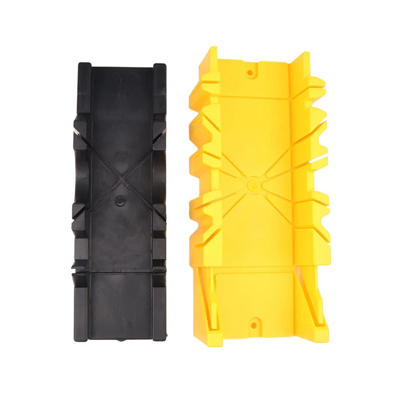 〔Sa〕1Pc 45/90 Degree Wood Cutting Clamping Miter Saw Box Woodworking Angle Cutting For Carpenter Gypsum Oblique Cutting Tool