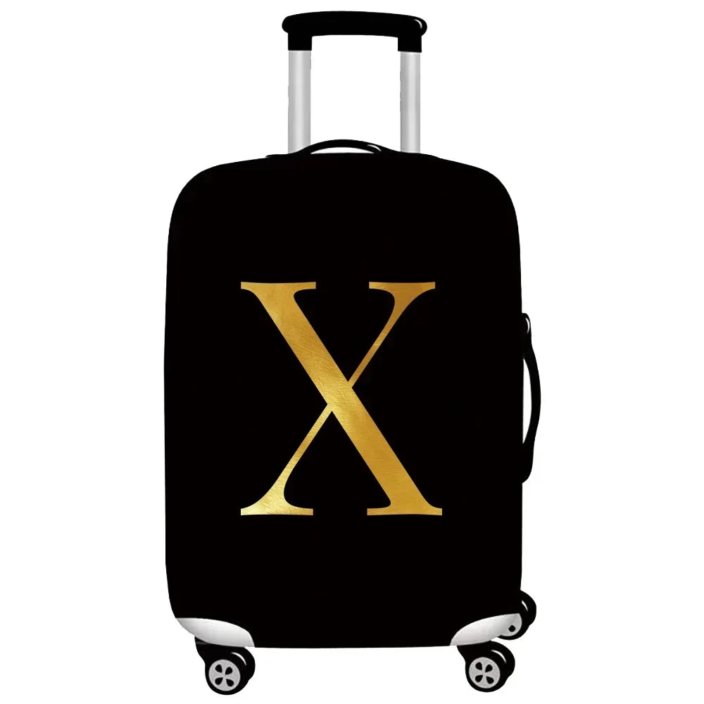 Luggage Protective Cover Thick Elastic Luggage Protective Covers Dust Cover Anti-Scratch Protective Suitcase Cover Letter Series