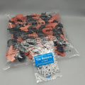 51 Pieces, Polypropylene (Pp) Adjustable Tile Spacers, with Positioning Cones and Positioning Tabs, for Professional Flooring and Wall Tiles
