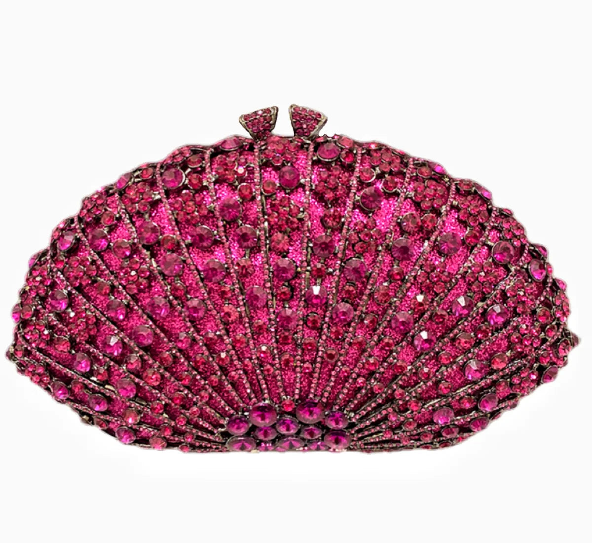 Fan Women Full Crystals Handbags for Dinner Party Luxury Diamond Evening Bag Wedding Bridal Purses Gala Banquet Gems Purse
