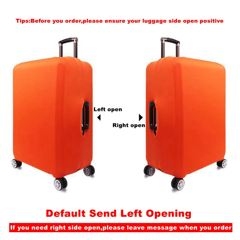 Luggage Cover Stretch Fabric Suitcase Protector Baggage Dust Case Cover Suitable for 18-32 Inch Suitcase Case Travel Organizer