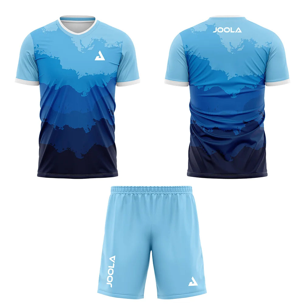 2026 Breathable Quick-drying Men's Table Tennis Apparel Short-sleeved T-shirt And Shorts Set Badminton Drawstring Pocket Shorts