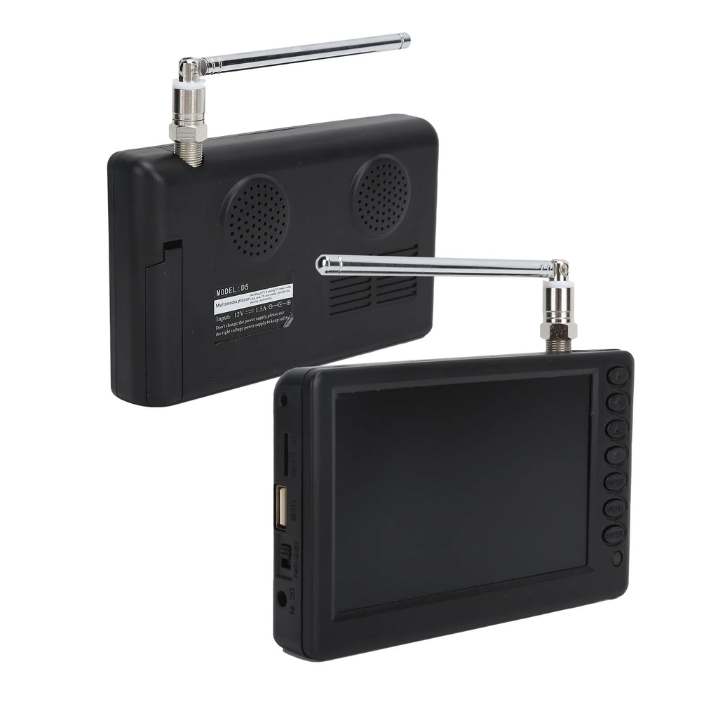 Digital Television Multifunctional Mini TV LEADSTAR 5‑Inch  Digital TV Portable FM ATV Bracket High‑Resolution Mini TV