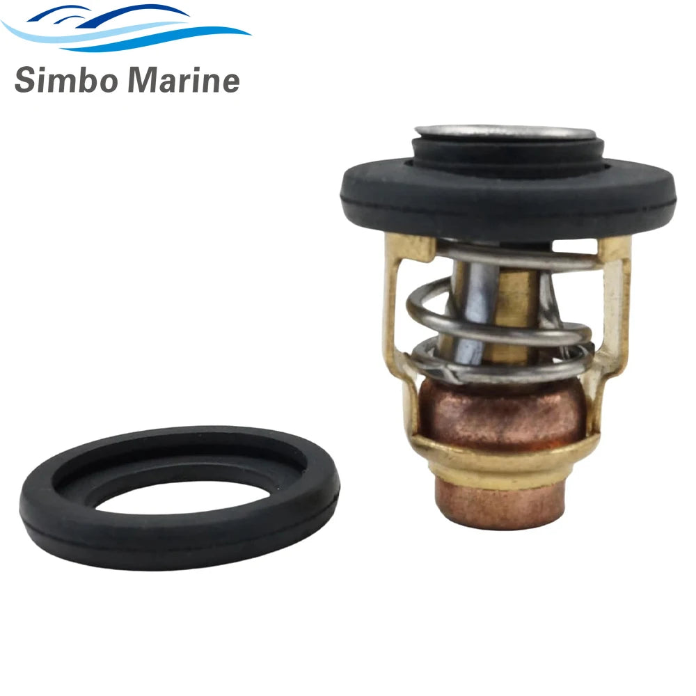 122℉ 50℃ Thermostat Kit for Nissan Tohatsu 2-40 HP Outboard Motors Replaces 345-01030-1 346-01030 350-01030-1 3H6-01030-0
