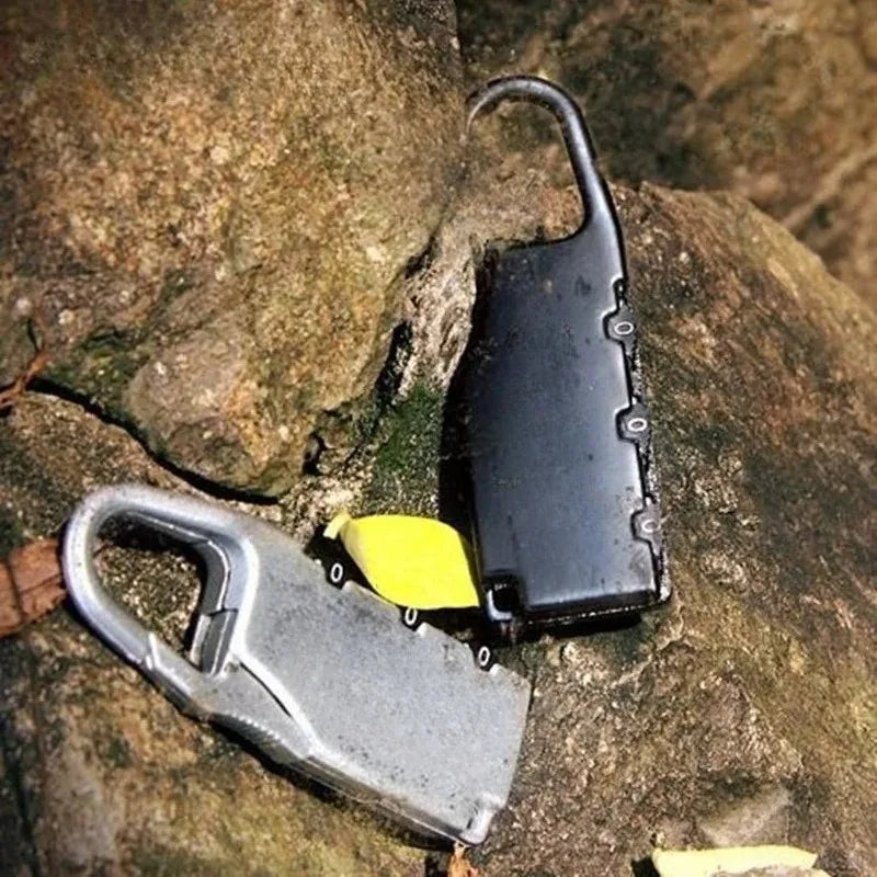 1Pc Zinc Alloy Mini Password Padlock Anti-theft Compact Small Combination Lock for Travel Luggage Camera Bag Backpack Security