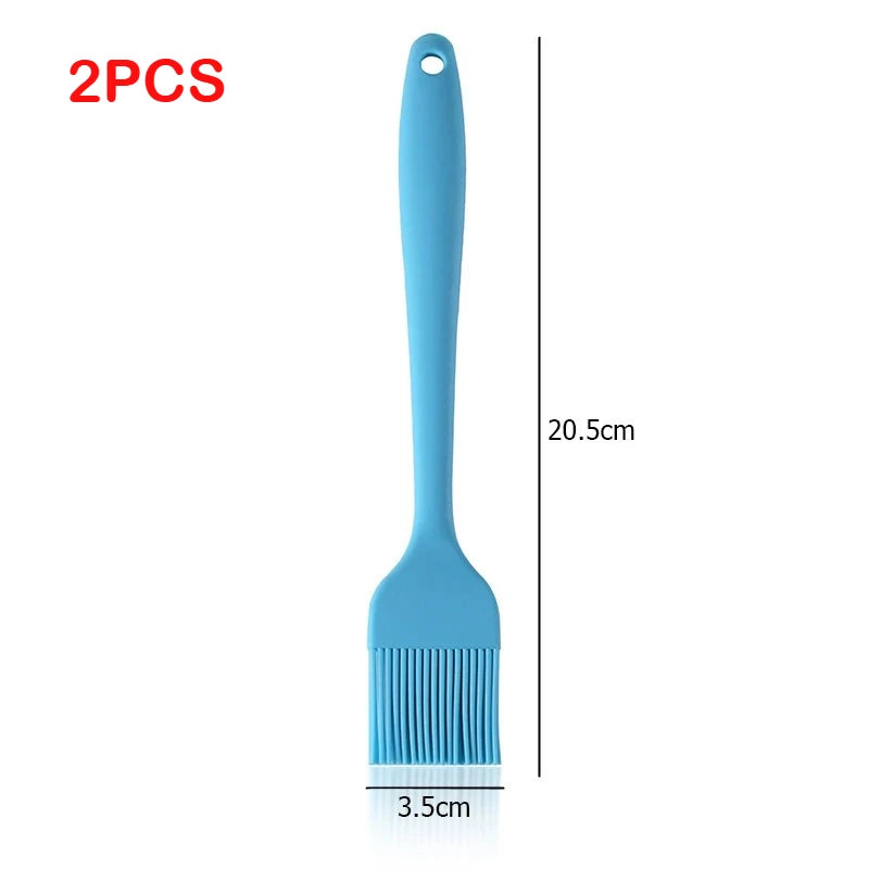 Upgraded silicone brush, heat-resistant, suitable for baking, grilling, and barbecuing, household appliance