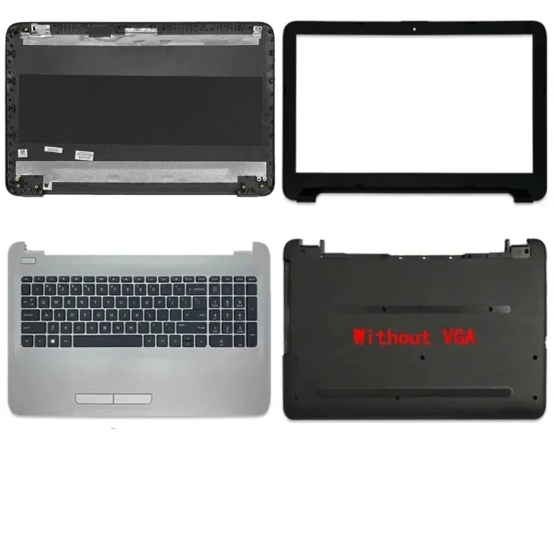 For Pavilion 15-AY BA 15-AC AF TPN-C125 250 G4 G5 LCD Back Cover/Front Bezel/Hinges/Palmrest/Bottom Case 900263-001 Black