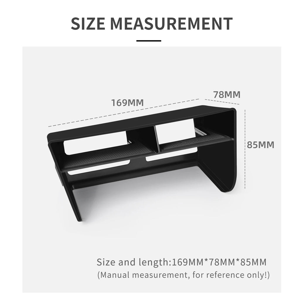 LUCKEASY for Subaru Forester 2019-2024 Car Storage Box Central Console Tidying Organizer Case Tray Auto Interior Accessories