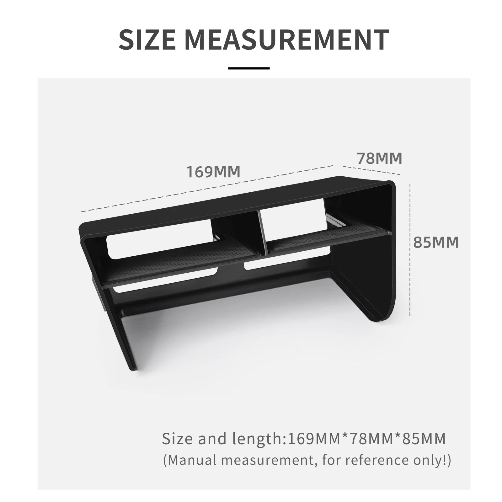 LUCKEASY for Subaru Forester 2019-2024 Car Storage Box Central Console Tidying Organizer Case Tray Auto Interior Accessories