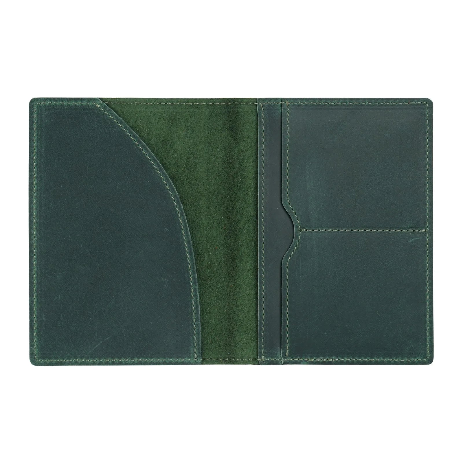 Leather Passport Holder for Travel Essentials, Slim Passport Cover Case Travel Wallet Bifold Credit Card Bag for Women Men