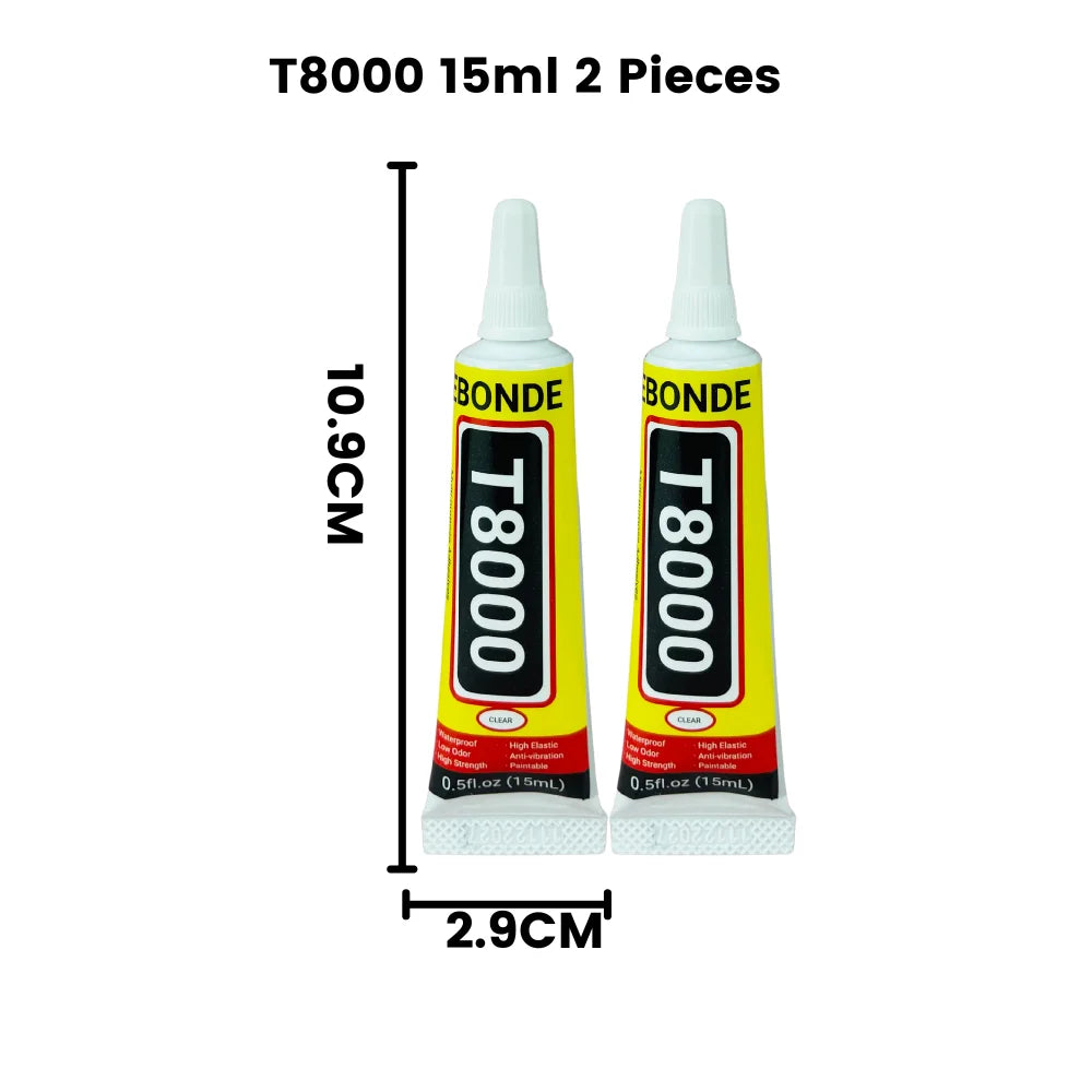 Phone Repair Glue LCD Screen Glue T8000 Cell Phone Adhesive Phone Glue Electronic Glue T-8000 Multifunction DIY Adhesive