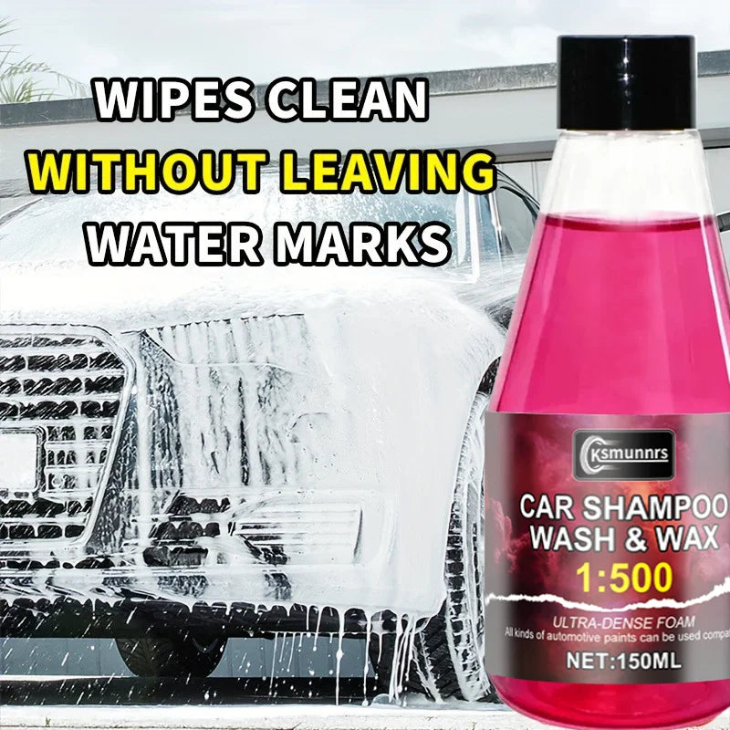 Ultimate Car Wash Foam - 150ml Super Concentrated Formula, Rich Bubble Soap for Deep Clean & Paint Nourishment, All-in-One Auto