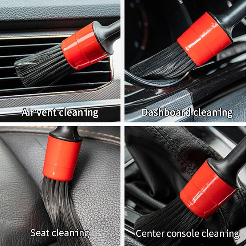 SEAMETAL 13pcs Car Washing Tool Kit Cleaning Brush/Drying Towel/Glove/Foam Sponge/Foldable Bucket Car Wash Care Maintenance Set
