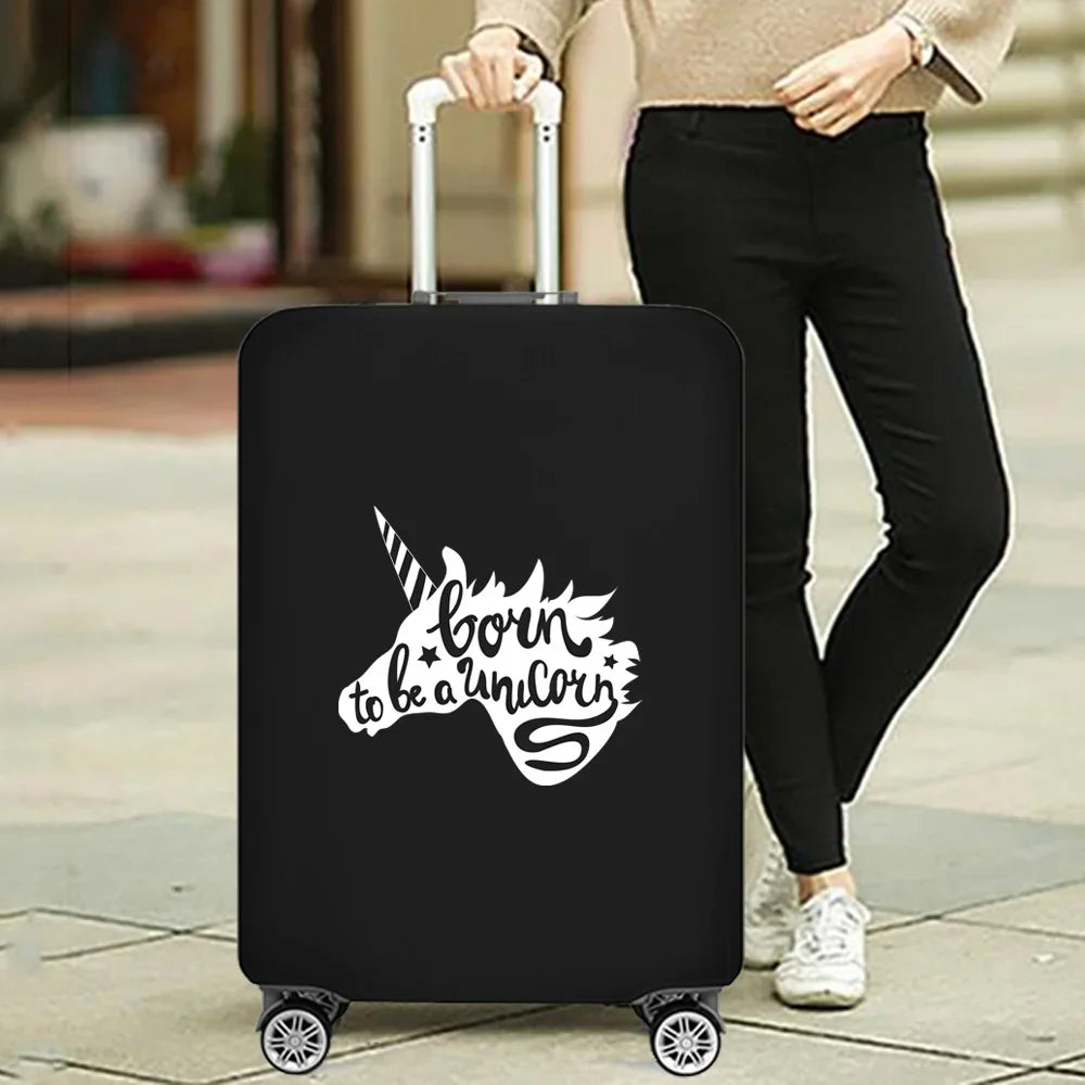 Fashion Travel Essentials Suitcase Cover Funny Print for 18-32 Inch Traveling Accessories Bag Trolley Luggage Protective Case