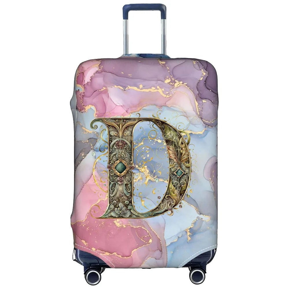 Luggage Cover Stretch Fabric Suitcase Protector Case Graphic Series Baggage Dust Case Cover Suitable 18-32 Inch Suitcase