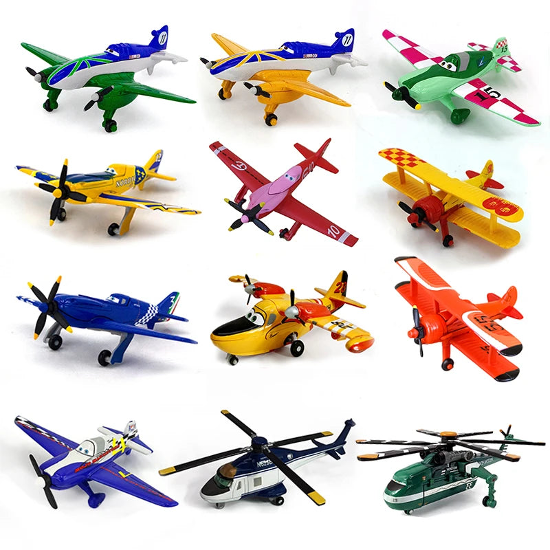 Pixar Planes Alloy Airplanes Toy Collection - Die-Cast Model Planes for Kids And Collectors