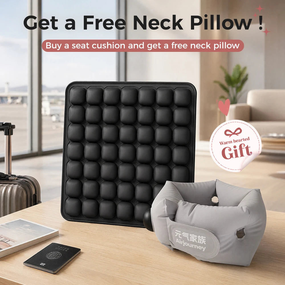 49 Cell Air Seat Cushion for Office & Home & Outside Etc / The Product Comes with a Transparent, Matte-Finish Bag.