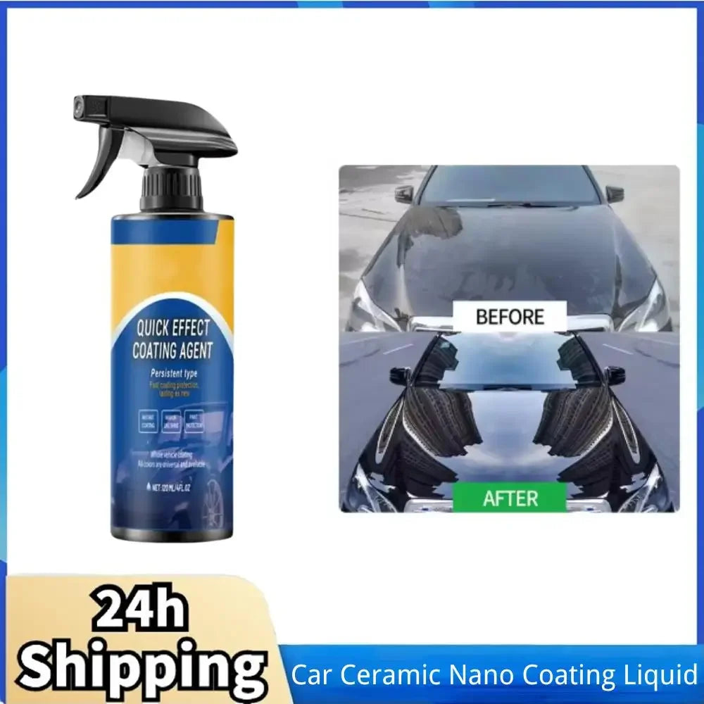 120ml Car Ceramic Nano Coating Liquid Coating Spray Paint Polishing Effect Stains Removal Coating Agent Spray For Kia BMW Amagi