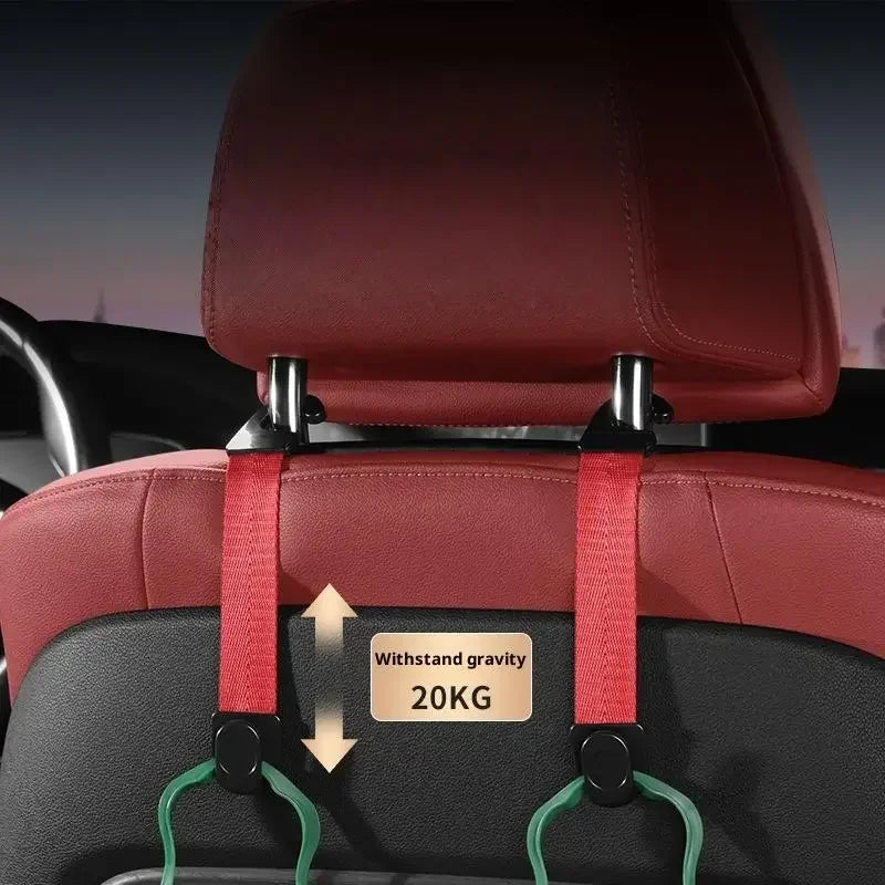 Car seat back hook, multi-functional hidden car hook, car accessories, seat rear storage small hook