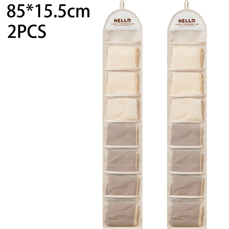 Underwear Storage Bag Socks Girl's Hair Ties Storage Bag Multi-layer Storage Hanging Storage Dorm Room Back Door Storage Bags