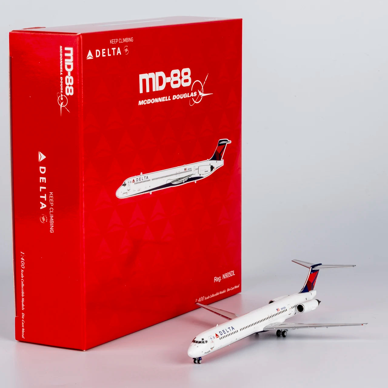 83013 Alloy Collectible Plane Gift NG Models 1:400 Delta Air Lines MCDONNELL Douglas MD-88 Diecast Aircraft Jet Model N905DL