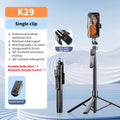 2.1m Scalable Selfie Stick with Tripod for Mobile Phone Action Camera Universal 1/4 Thread Handheld Stick with Bluetooth Shutter