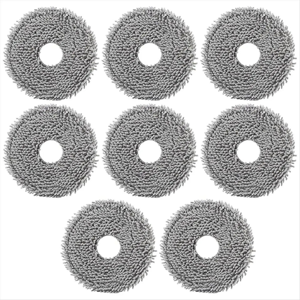 YDSC 8PCS Mop Pads for Roborock Qrevo MaxV/Master/Plus/Slim/Pro Vacuum Cleaner Parts Microfiber Mop Cloth