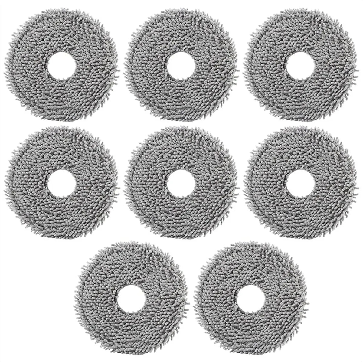 YDSC 8PCS Mop Pads for Roborock Qrevo MaxV/Master/Plus/Slim/Pro Vacuum Cleaner Parts Microfiber Mop Cloth