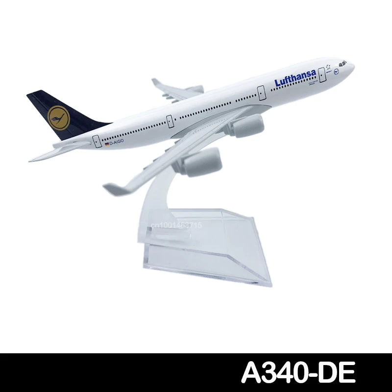 15CM Diecast Alloy A320 330 340 350 380 6Inch Airplane Model