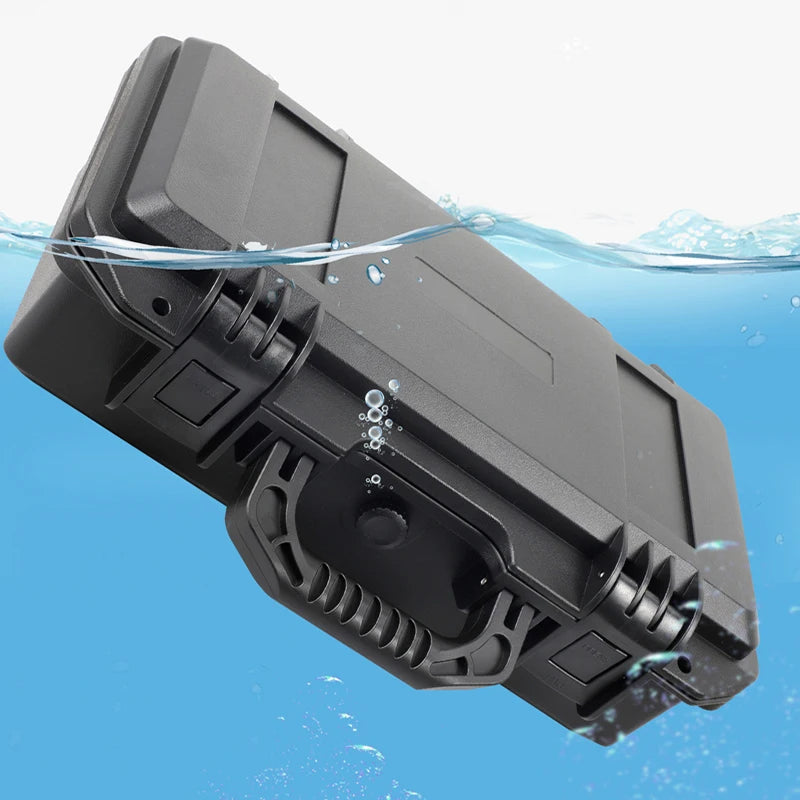 Toolbox Waterproof Shockproof Tool Case Sealed Tool Box Safety Resistant Camera Photography Multimeter Storage Box With Sponge