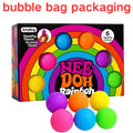 Schylling NeeDoh Mini Set Nice Cube & Mini Cat &Sports Ball Slow Rebound  Sensory Toy Stress Relief Mystery Blind Box Party Gift