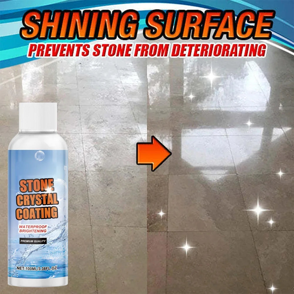 100ml Stone Tile Intensive Cleaner,Floor Cleaner,Stains Scratch Remover Polishing Ceramic Tile Cleaning Agent