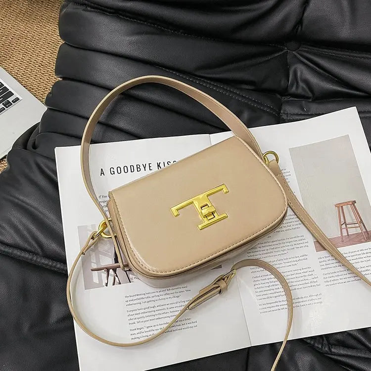Elegant Leather Classic Designer Paris Diaper Bags Women'S Stylish Casual Shoulder Bag Large Capacity Trendy