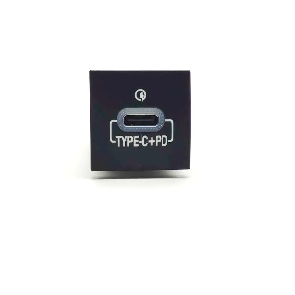 Car Charger PD Type C Quick Charge Phone Charging Adapter Button For VW Golf 6 Mk6 Jetta 5 MK5 EOS Scirocco 2006 - 2012