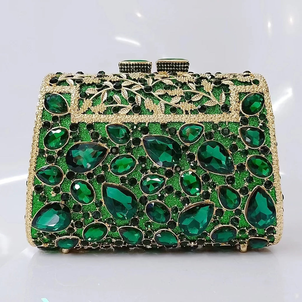 Sparkling Party Bags Luxury Banquet Wedding Engagement Full Diamond Crystal Bag Girl Birthday Photo Clutch Bag Rhinestone Purse