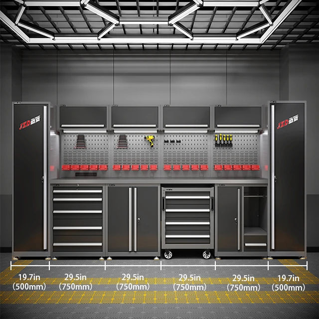 JZD Factory Workshop Garage Steel Tool Boxes, Storage Cabinets, Large Modular Tool Cabinets, Garage Workbenches, Metal Furniture